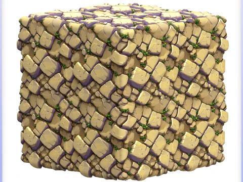 Tekstur Mulus Lantai Batu Bergaya Tekstur CG