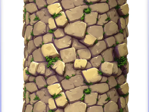 Texture transparente de sol en pierre stylis&eacute;e CG Textures