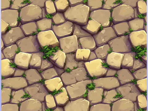 Texture transparente de sol en pierre stylis&eacute;e CG Textures