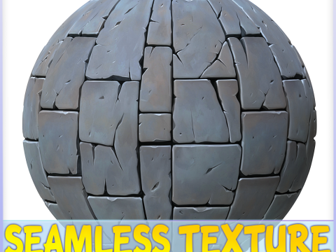 Stylized Stone Floor Seamless Texture Texturas CG