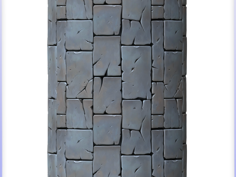 Stylized Stone Floor Seamless Texture CG Текстуры