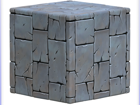 Stylized Stone Floor Seamless Texture CG Текстуры