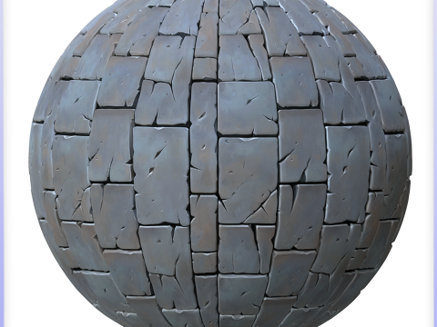 Stylized Stone Floor Seamless Texture CG Текстуры