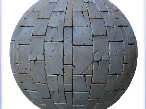 Stylized Stone Floor Seamless Texture CG Textures