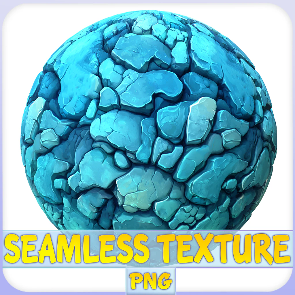 Stylized Stone Floor Seamless Texture CG Textures .c4d .max .obj .3ds .fbx .stl .blend 