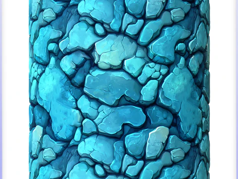 Stylized Stone Floor Seamless Texture CG Textures