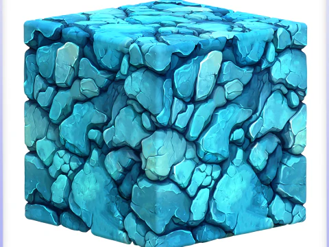 Stylized Stone Floor Seamless Texture CG Textures
