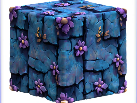 Stylized Stone Floor Seamless Texture CG Textures