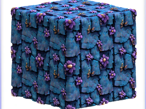 Stylized Stone Floor Seamless Texture CG Textures