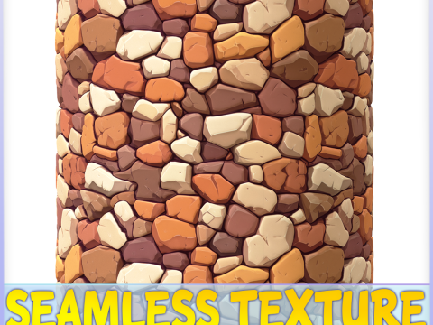 Stylized Stone Floor Seamless Texture Texturas CG
