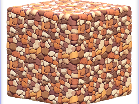 Stylized Stone Floor Seamless Texture CG Textures