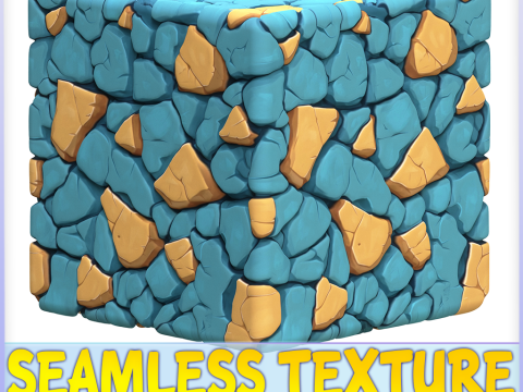 Stylized Stone Floor Seamless Texture Texturas CG