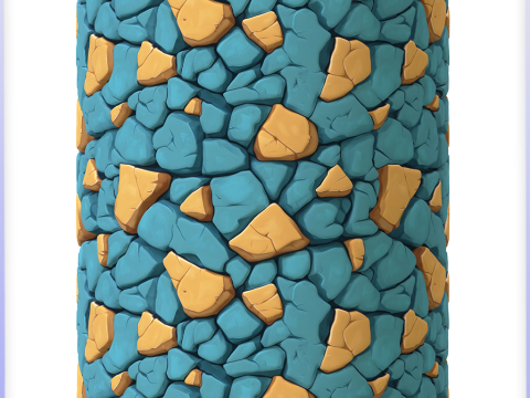 Stylized Stone Floor Seamless Texture CG टेक्स्चर्स