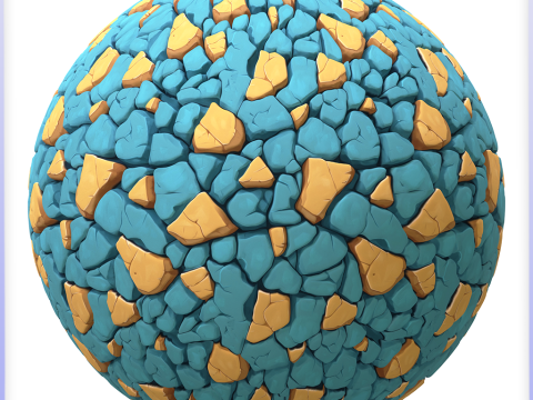 Stylized Stone Floor Seamless Texture CG टेक्स्चर्स