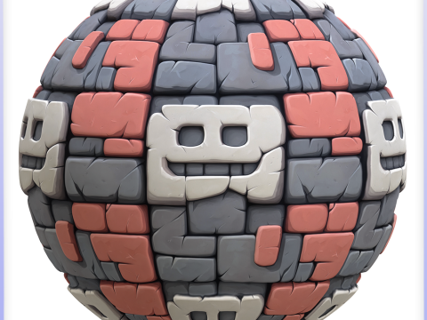 Stylized Stone Floor Seamless Texture CG Textures