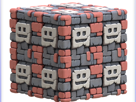Stylized Stone Floor Seamless Texture CG Textures