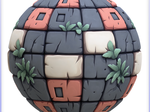 Stylized Stone Floor Seamless Texture CG Texturen