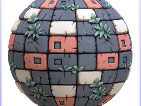 Stylized Stone Floor Seamless Texture CG Texturen