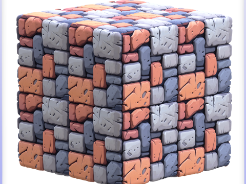 Stylized Stone Floor Seamless Texture CG Textures