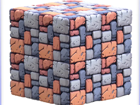 Stylized Stone Floor Seamless Texture CG Textures