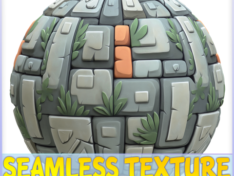 Stylized Stone Floor Seamless Texture Texturas CG