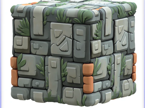 Stylized Stone Floor Seamless Texture CG Textures