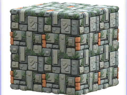 Stylized Stone Floor Seamless Texture CG Textures