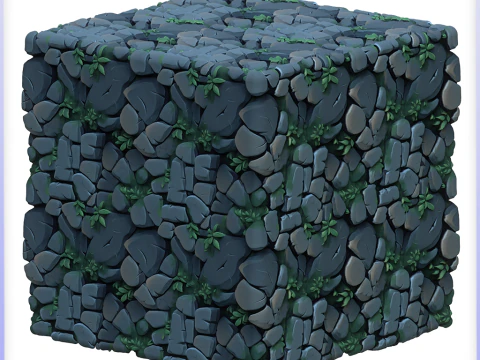 Stylized Stone Floor Seamless Texture CG Textures