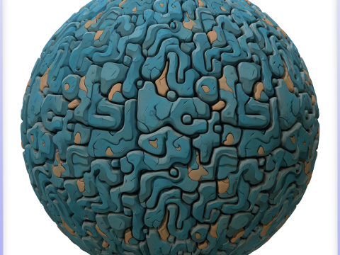 Stylized Stone Floor Seamless Texture CG Tekstury