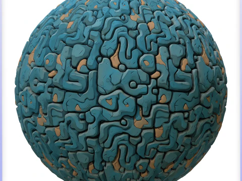 Stylized Stone Floor Seamless Texture CG Textures