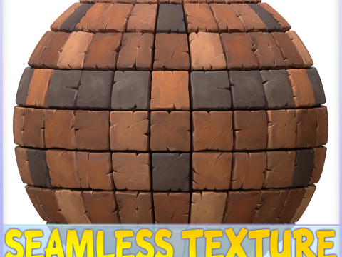 Stylized Tile Seamless Texture CG Textures