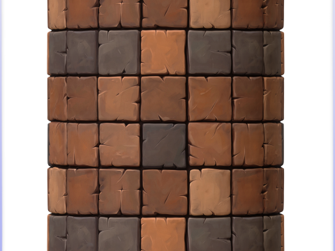 Stylized Tile Seamless Texture CG Texturen