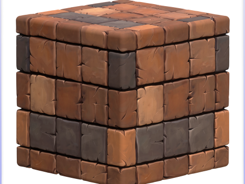 Stylized Tile Seamless Texture CG Texturen
