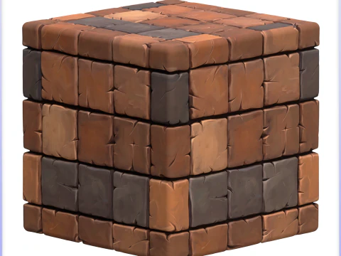 Stylized Tile Seamless Texture CG Textures