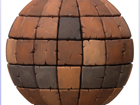 Stylized Tile Seamless Texture CG Texturen