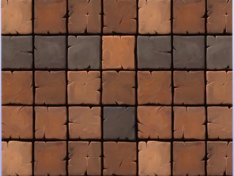 Stylized Tile Seamless Texture CG Textures