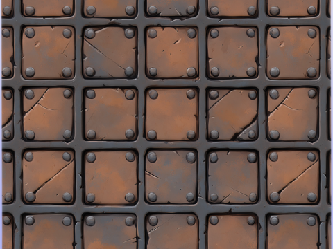 Stylized Tile Seamless Texture Tekstur CG