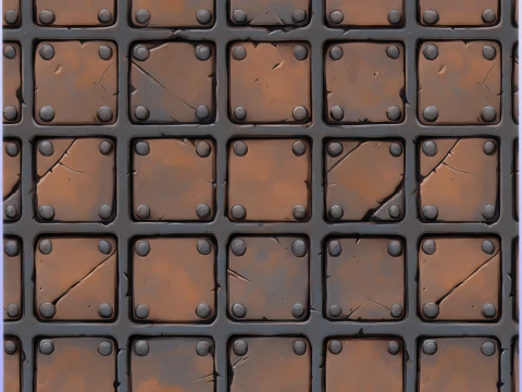 Stylized Tile Seamless Texture CG Textures