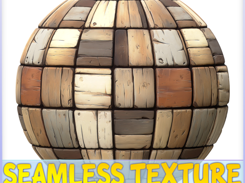 Stylized Tile Seamless Texture CG Textures