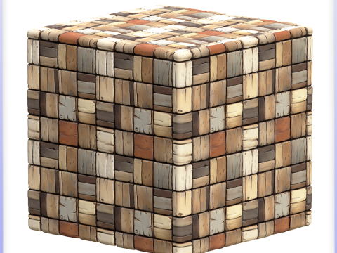 Stylized Tile Seamless Texture CG Textures