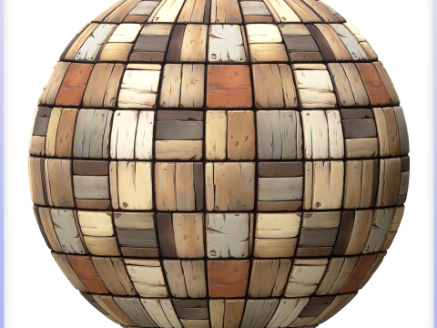 Stylized Tile Seamless Texture CG Textures