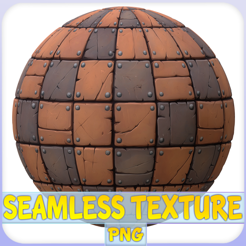 Stylized Tile Seamless Texture CG 纹理 .c4d .max .obj .3ds .fbx .stl .blend 
