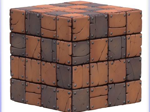 Stylized Tile Seamless Texture CG 纹理