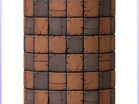 Stylized Tile Seamless Texture CG 纹理