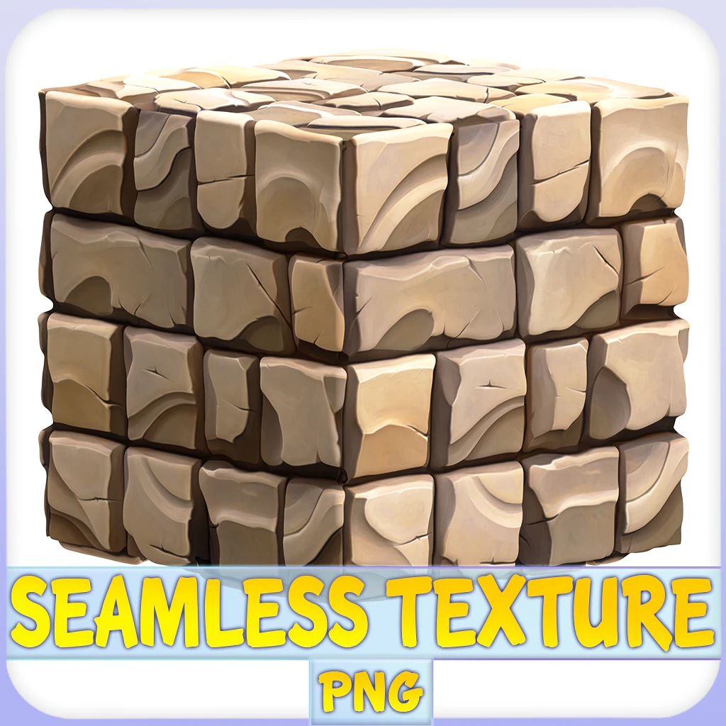 Stylized Tile Seamless Texture CG Textures .c4d .max .obj .3ds .fbx .stl .blend