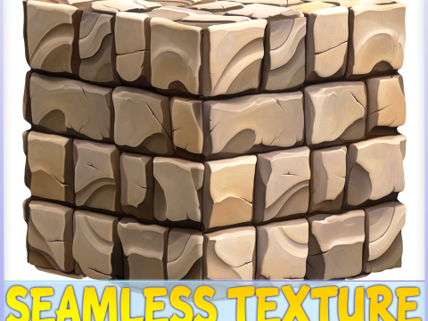 Stylized Tile Seamless Texture CG Textures