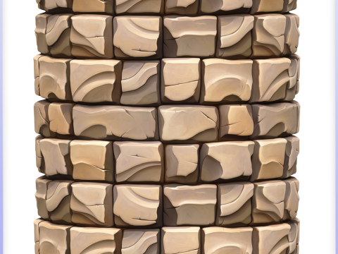 Stylized Tile Seamless Texture CG Texturen