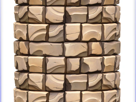 Stylized Tile Seamless Texture CG Textures