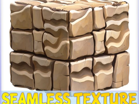 Stylized Tile Seamless Texture CG Textures