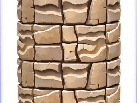 Stylized Tile Seamless Texture CG Textures